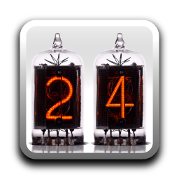 Nixie Time & Battery Widget v[build 6]