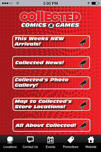 Collected Comics and Games App