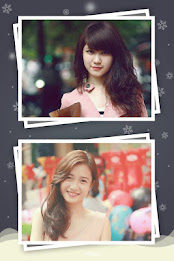 Edit photo with square frames poster 6