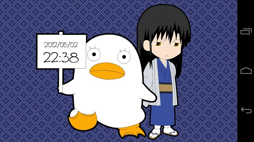 Gintama Elizabeth Clock Screen 3