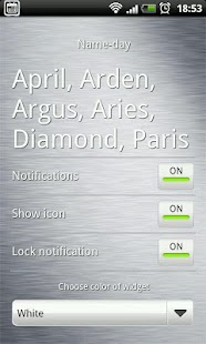 How to get Name-day notification & widget 1.4 apk for android