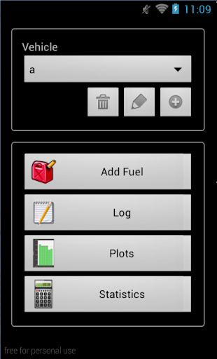 Fill Up New - Fuel Log