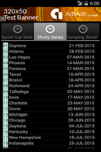 Free Download Unofficial Nascar Schedule APK for Android