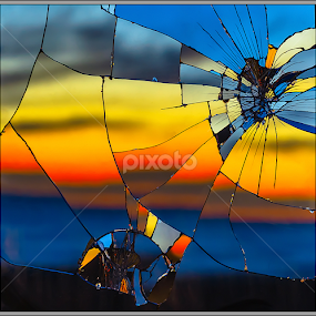 Sea Sunset by Zdenka Rosecka - Abstract Patterns