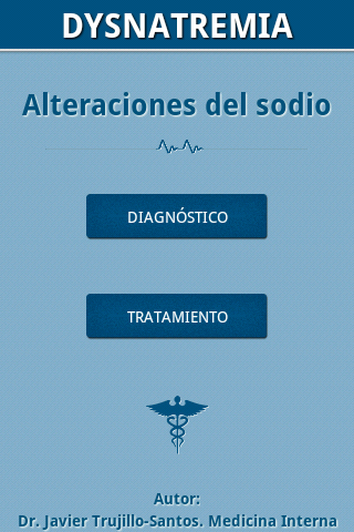 Android application Dysnatremia screenshort