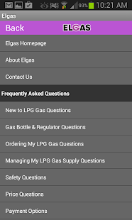 Elgas EasyApp™ Screenshots 1