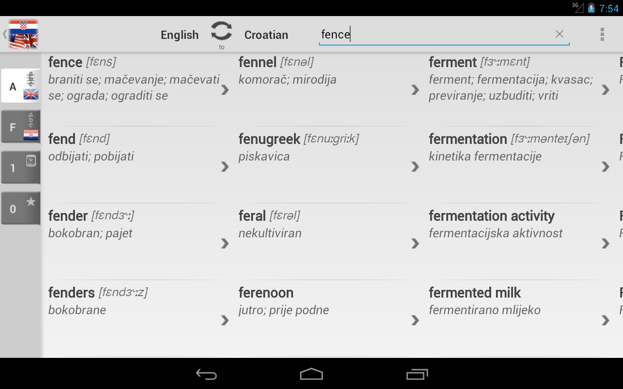 Dictionary Croatian English - Android Apps on Google Play