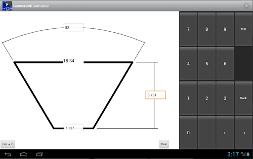 【免費工具App】Countersink Calculator-APP點子