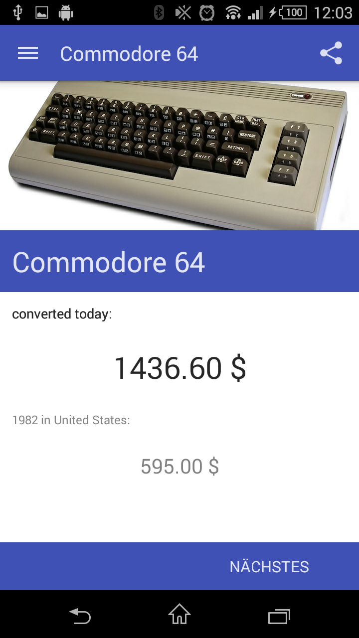 Inflation Calculator+ Screen 3