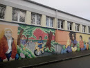 Fresque de l'école DIWAN‚ Brest 