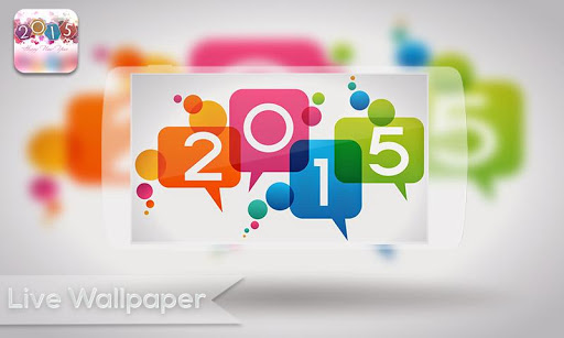 Live Wallpaper - New Year 2015