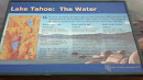 Lake Tahoe: The Water Info Plaque
