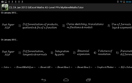 C3-4 EdExcel Jan 2012 Past Pap