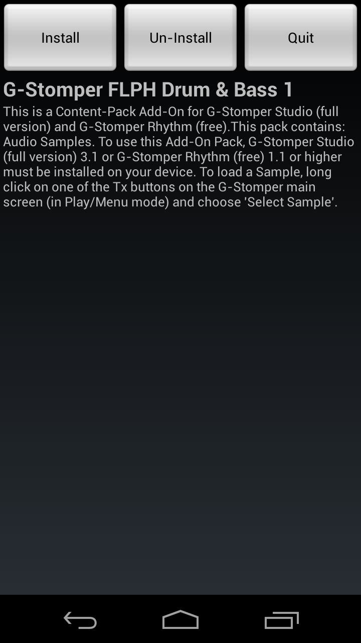 G-Stomper FLPH Drum &amp; Bass 1 Screen 1