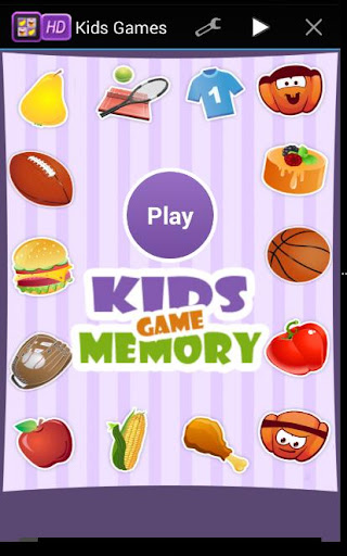 Memory Kids game