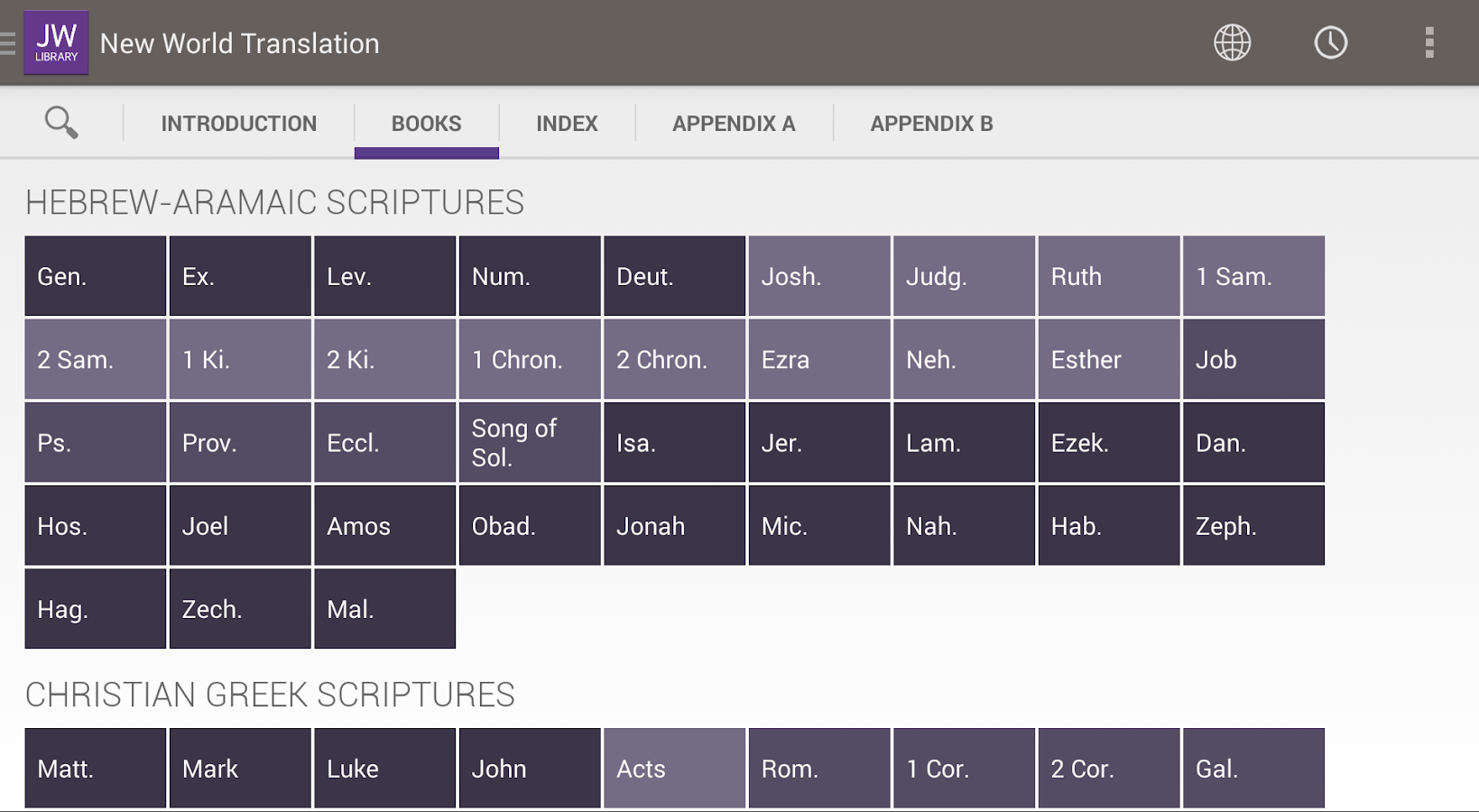 JW Library screenshot