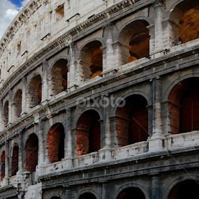 The Flavian Amphitheater. by Stephan Botha - Buildings & Architecture Architectural Detail