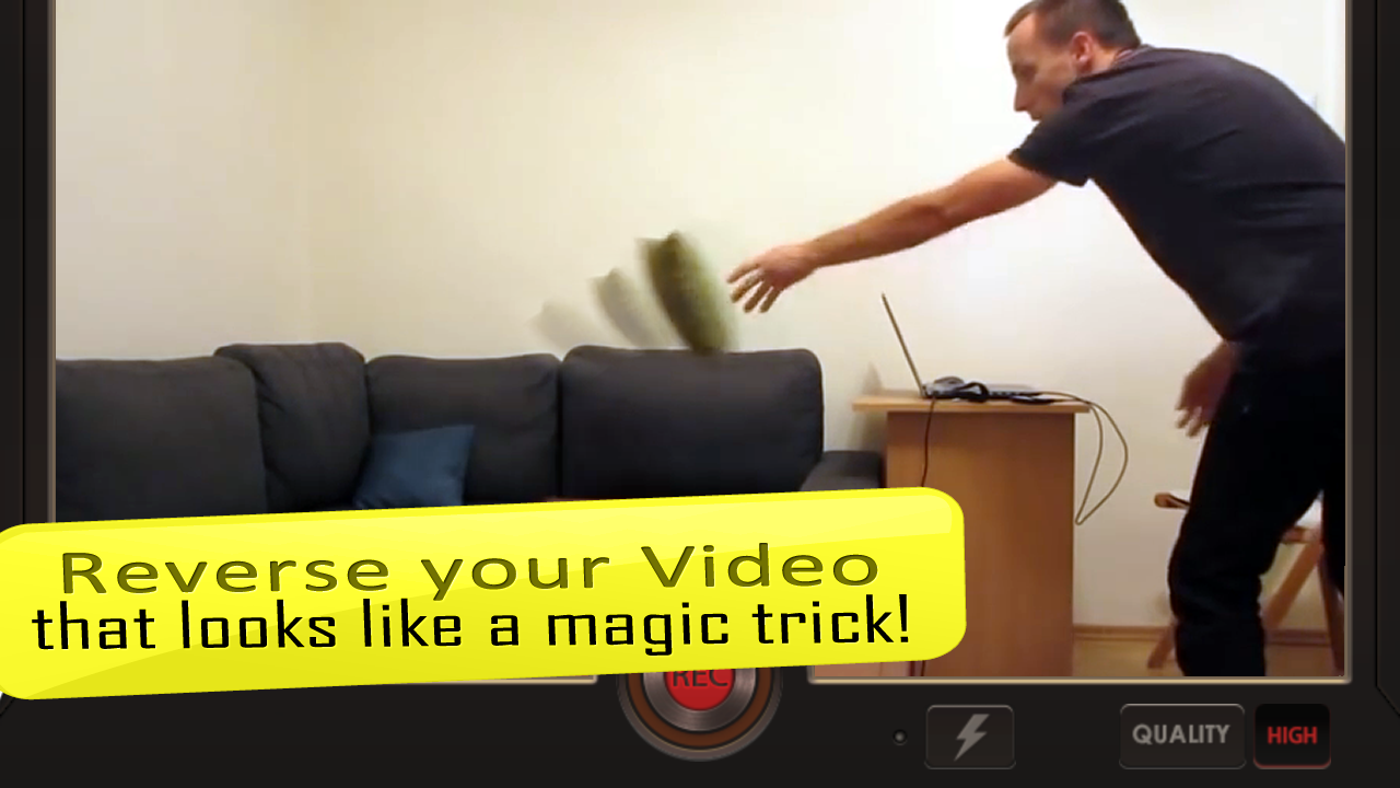 Reverse Movie FX - magic video - screenshot