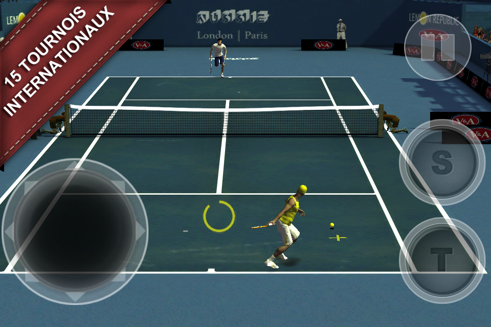 Android application Cross Court Tennis 2 screenshort