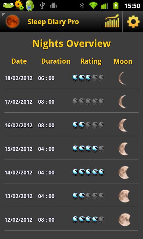 Sleep Diary Pro Screen 3