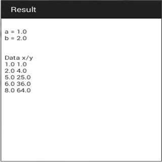 Curve Fitting &amp; Matrix Solver Screen 3