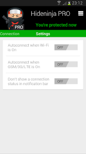 VPN Hideninja PRO - screenshot thumbnail
