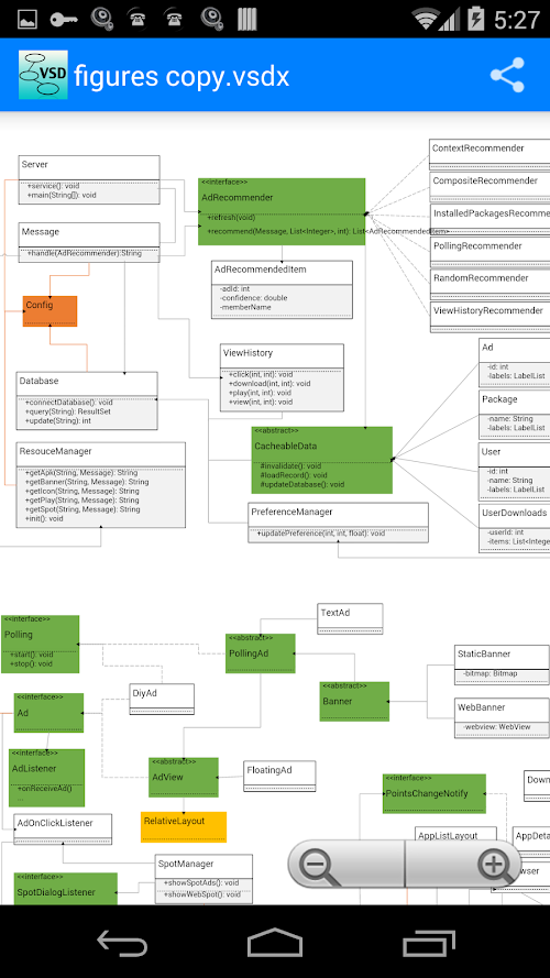 Android application VSD and VSDX Viewer screenshort