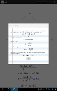Law of Sines and Cosines Free Screenshots 0