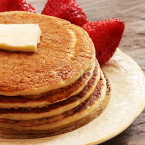 Pancakes by Vrinda Mahesh - Food & Drink Plated Food