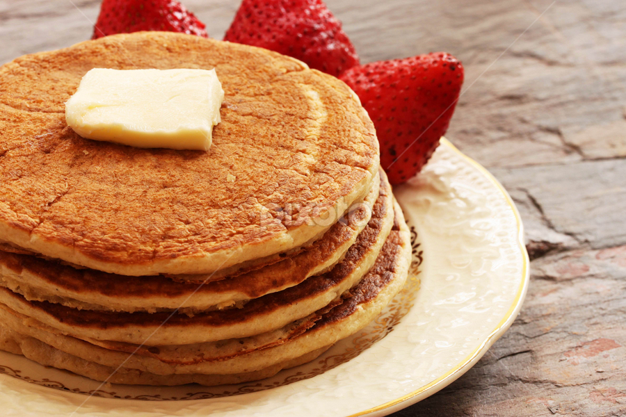 Pancakes by Vrinda Mahesh - Food & Drink Plated Food