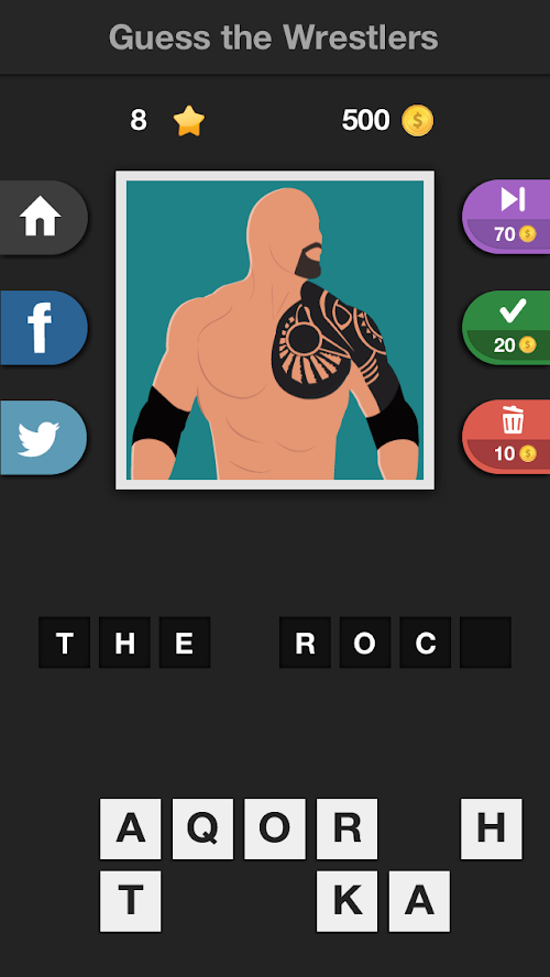 Android application Icontrivia Pro : Wrestlers screenshort