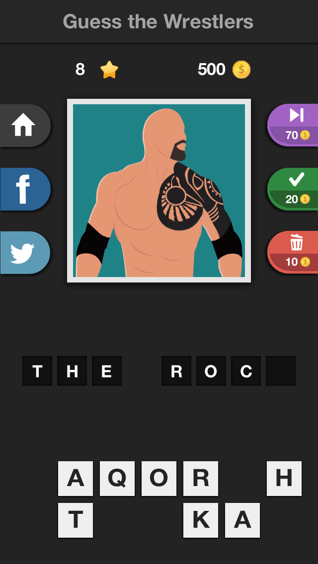 Icontrivia Pro : Wrestlers Screen 1