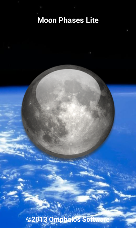 Android application Moon Phases Pro screenshort