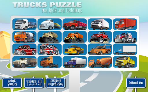 Cool Puzzles: Trucks