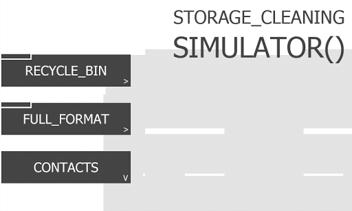 Storage Cleaning Simulator