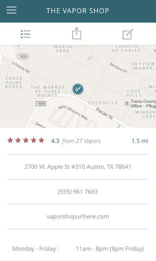 VapeSlate Vape Store Locator