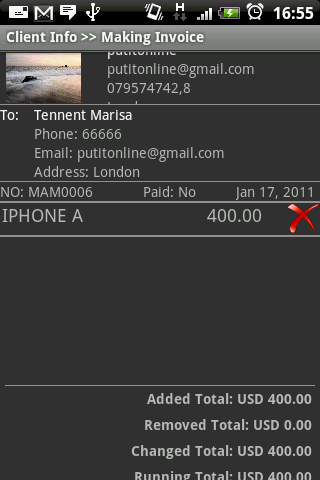 InvoiceMe Pro - Invoice App Screen 2