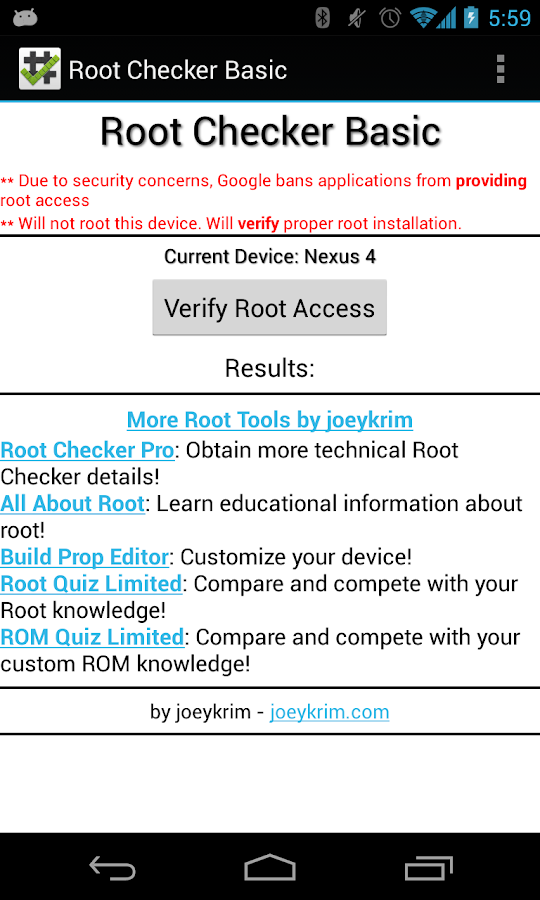 [APP]ROOT CHECKER : Comment savoir si mon téléphone est rooté / a le root ? [Gratuit][17/07/2013] ImHman4U6G826eyVVMemTWKAkQt7b2r7RH6PiAjwkky9N7lgzsG_iheg9MPn19P9Vuo=h900-rw