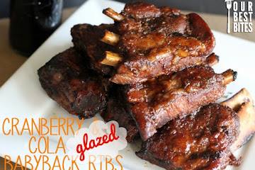Cranberry &amp; Cola-Glazed Babyback Ribs