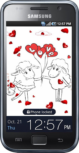 Cute Sheep Valentines Day