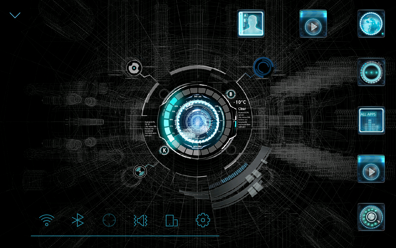    Black mechanic Atom Theme- screenshot  