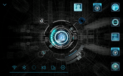 Black mechanic Atom Theme poster 1