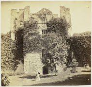 Gezicht op Marten's Tower van Chepstow Castle