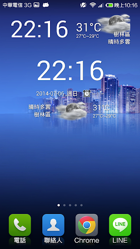 台灣天氣時鐘 -- 全球通用