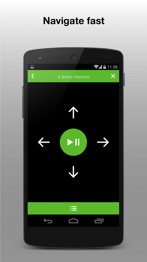 Android application For Boxee - A Better Remote screenshort