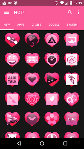 【免費個人化App】HOT! - Pink Heart Theme-APP點子