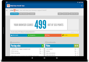 WebView HTML5 Test by Kenumir poster 2