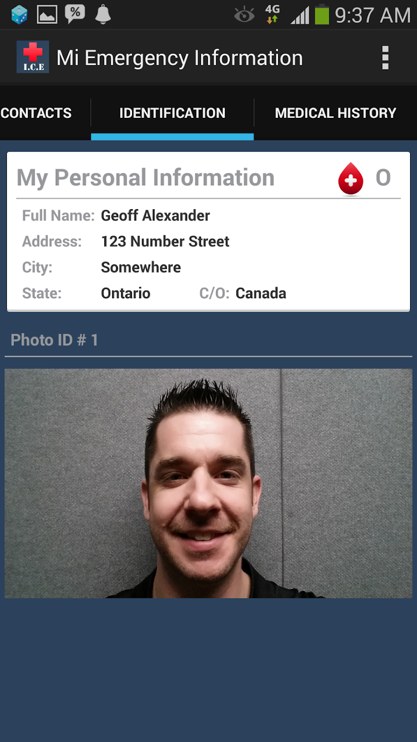 Mi Emergency Information Pro Screen 2