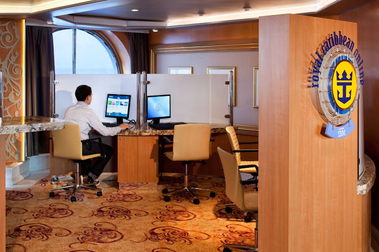 With an Internet café open 24/7 and wi-fi from bow to stern, you're never far from the digital world when cruising on Rhapsody of the Seas. 