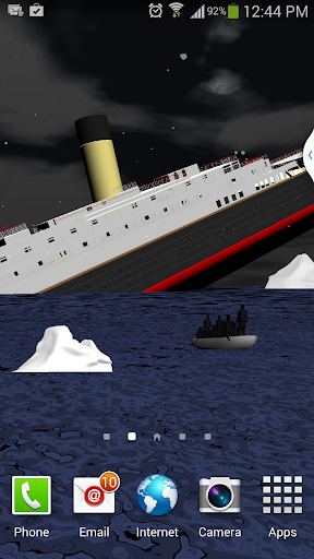 Titanic livewallpaper 3d free